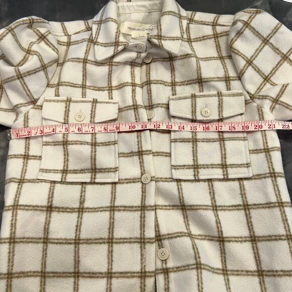 Treasure & Bond NWT Plaid Flannel Jacket Shacket Women's Size Small - Picture 11 of 12